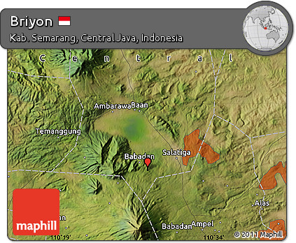 Satellite Map of Briyon