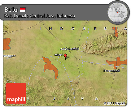 Satellite Map of Bulu