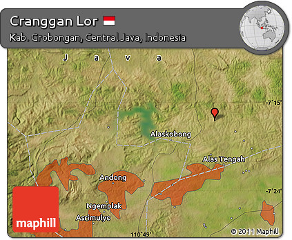 Satellite Map of Cranggan Lor