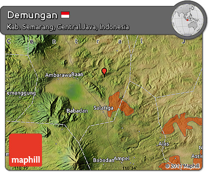 Satellite Map of Demungan