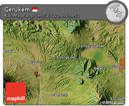 Satellite Map of Gerukem