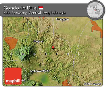Satellite Map of Gondorio Dua