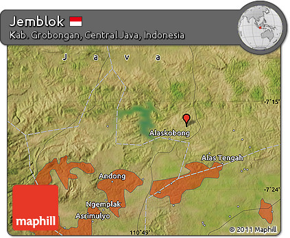 Satellite Map of Jemblok