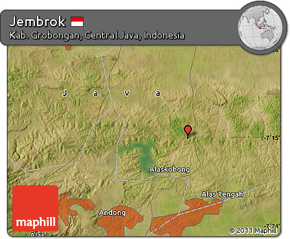 Satellite Map of Jembrok