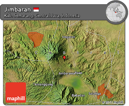 Satellite Map of Jimbaran