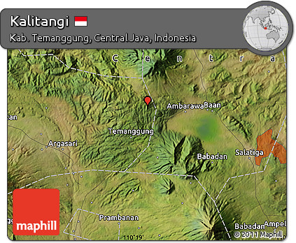Satellite Map of Kalitangi