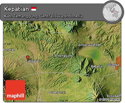 Satellite Map of Kepatian
