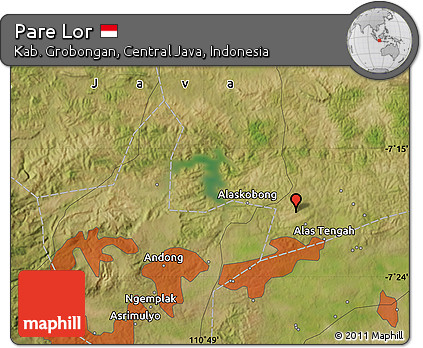 Satellite Map of Pare Lor