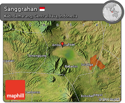 Satellite Map of Sanggrahan