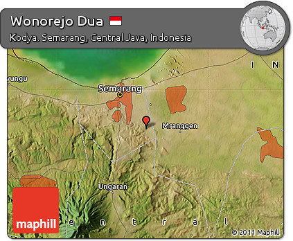 Satellite Map of Wonorejo Dua