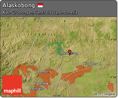 Satellite Map of Alaskobong