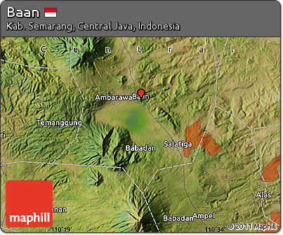 Satellite Map of Baan