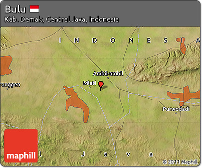 Satellite Map of Bulu