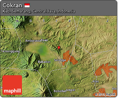 Satellite Map of Cokran