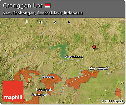 Satellite Map of Cranggan Lor