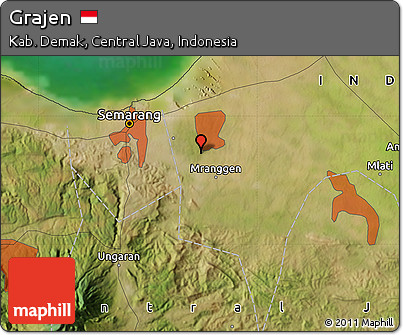Satellite Map of Grajen