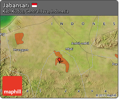 Satellite Map of Jabansari