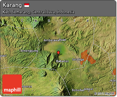 Satellite Map of Karang