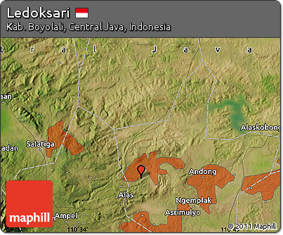 Satellite Map of Ledoksari