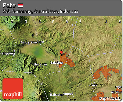 Satellite Map of Pate