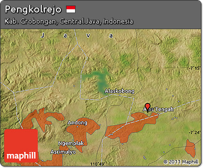 Satellite Map of Pengkolrejo