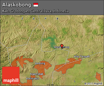 Satellite Map of Alaskobong