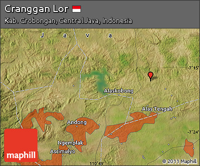 Satellite Map of Cranggan Lor