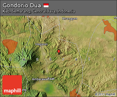 Satellite Map of Gondorio Dua