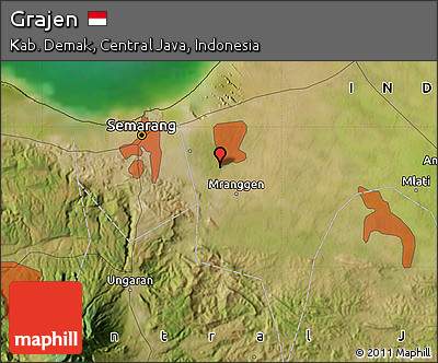 Satellite Map of Grajen