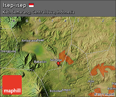 Satellite Map of Isep-isep