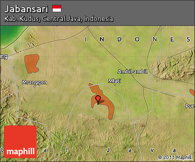 Satellite Map of Jabansari