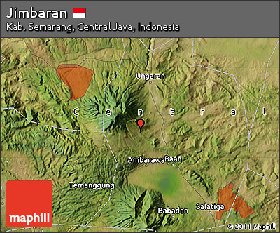 Satellite Map of Jimbaran
