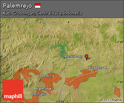 Satellite Map of Palemrejo