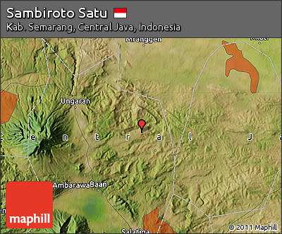 Satellite Map of Sambiroto Satu