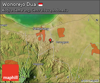 Satellite Map of Wonorejo Dua