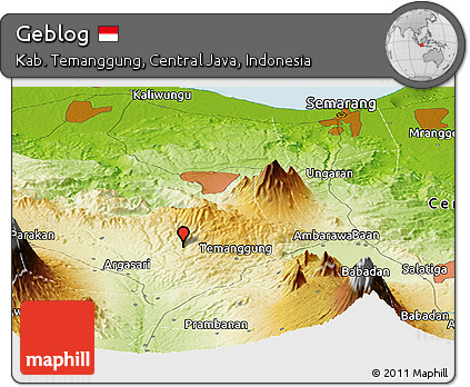 Physical Panoramic Map of Geblog