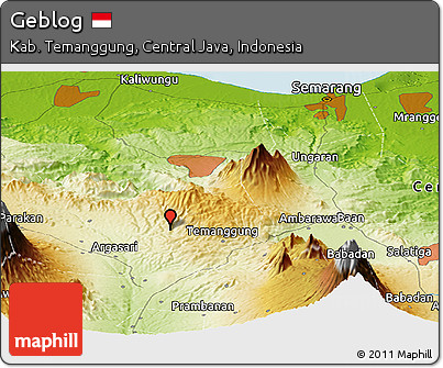Physical Panoramic Map of Geblog
