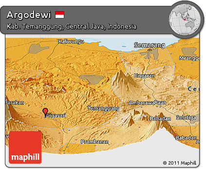 Political Panoramic Map of Argodewi