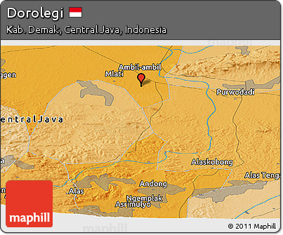 Political Panoramic Map of Dorolegi