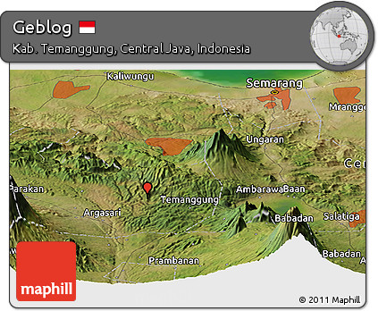 Satellite Panoramic Map of Geblog
