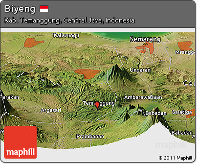 Satellite Panoramic Map of Biyeng