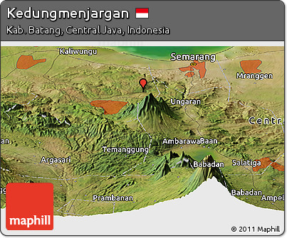 Satellite Panoramic Map of Kedungmenjargan