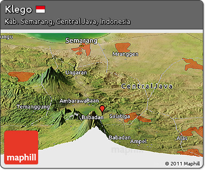 Satellite Panoramic Map of Klego