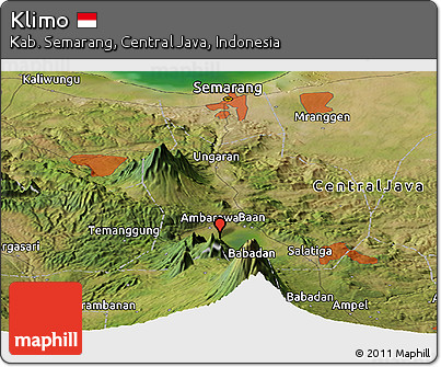 Satellite Panoramic Map of Klimo