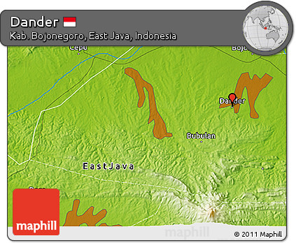 Physical 3D Map of Dander