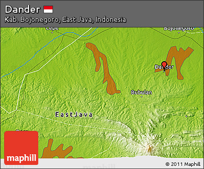 Physical 3D Map of Dander