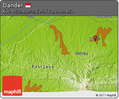 Physical 3D Map of Dander