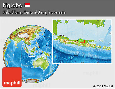 Physical Location Map of Nglobo