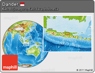Physical Location Map of Dander