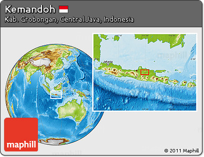 Physical Location Map of Kemandoh